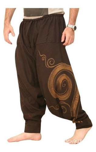 Pantalones De Harén Casuales For Hombres Pantalones Hippies