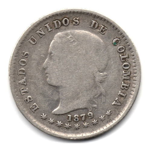10 Centavos 1879 Bogotá