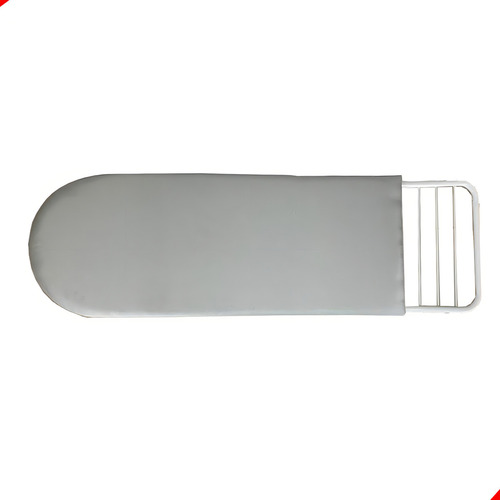 Mesa Tábua De Passar Roupas Altura Ajustável E Dobrável Cor Branco Lisa