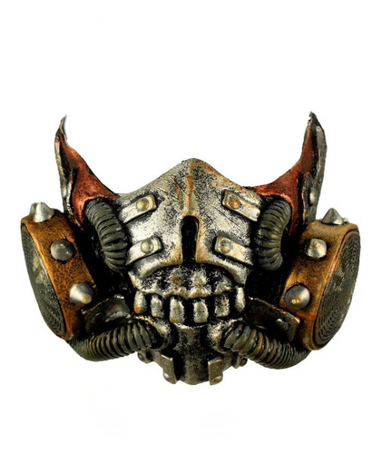 Bozal De Látex Doomsday Muzzle Ghoulish Productions Color Gris oscuro
