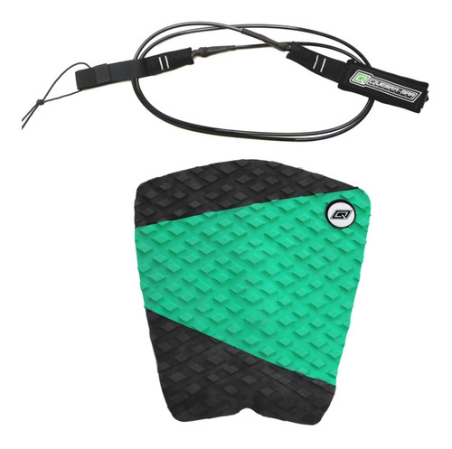 Leash 6´ Pés Surf+ Deck Para Prancha Surf Antiderrapante 