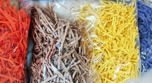 Imagen 2 de 2 de 10 X Bolsitas De 30g De Viruta De Papel | Acordeon | Picado