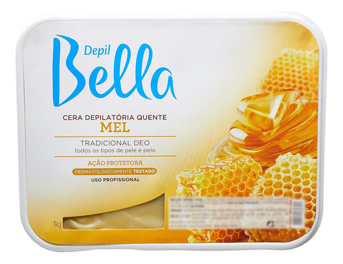 Kit 6un Cera Depilatória 1kg Mel Depil Bella Profissional