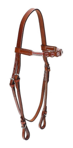 Cabeçada Para Cavalo Bronc-steel Havana Com Afogador 21896