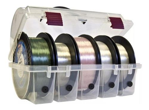 Plano Line Spool Box (clear, Large) Línea Pesca -runn-