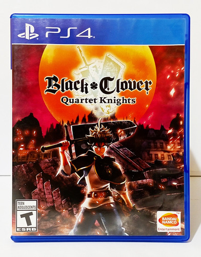 Black Clover: Quartet Knights Juego Ps4 Físico