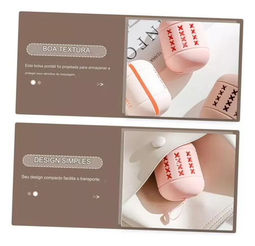 Porta Esponja De Silicone P/ Maquiagem Perfeito P/ Viagens