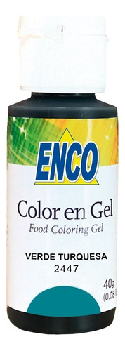 Color Gel Verde Limon Comestible Repostería Enco 1545