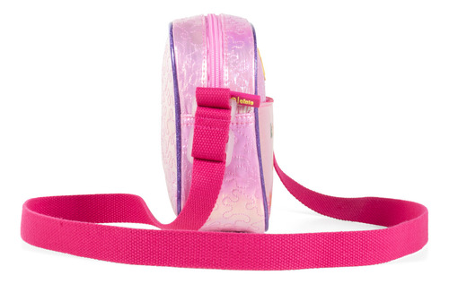 Bolsa Crossbody Cloe Para Niña Acabado Iridiscente Color Rosa