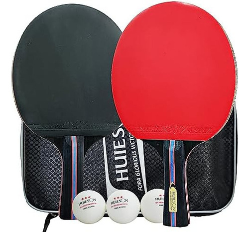 Paleta De Ping Pong Hoowan: Raqueta De Tenis De Mesa De 7 Ca