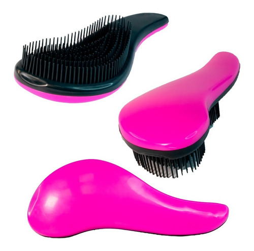 Imagem 4 de 5 de Escova Mágica Desembaraça Dtangler Tipo Tangle Tezzer Bela