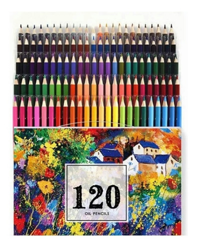 Lápices De Colore Aceitoso Profesional, Juego De 120 Colores
