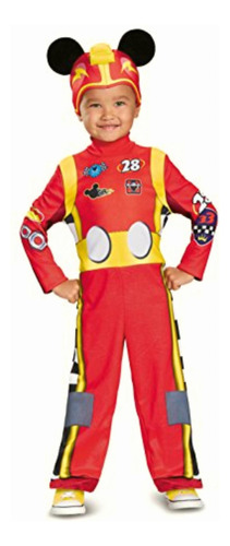 Disguise Mickey Roadster Classic Toddler Costume,