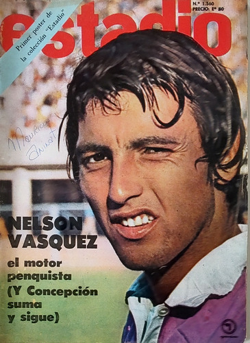 Revista Estadio N°1560 Póster Chamaco Valdez (ee136