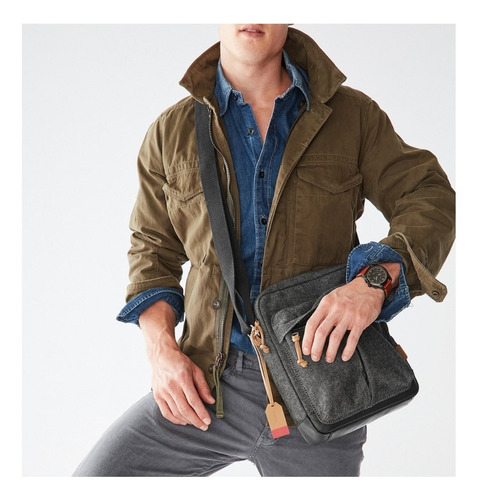 Imagen 4 de 7 de Bolsa De Hombre Fossil City Bag Mbg