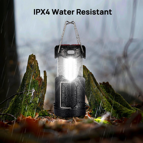Paquete De 2 Linternas Led Plegables Recargables Usb C