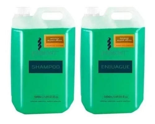 Kit Shampoo Y Acondicionador Super Acido Primont X 5000ml