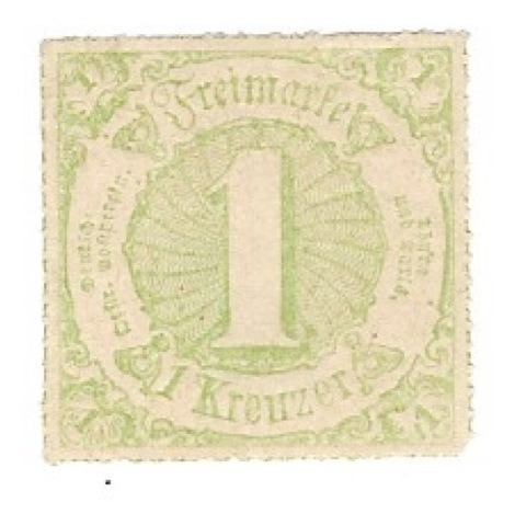 Lt1668. Estampilla De Thurn & Taxis De 1865