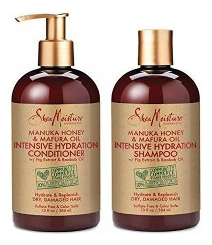 Sheamoisture Miel De Manuka Y Aceite Mafura Hidratación Inte