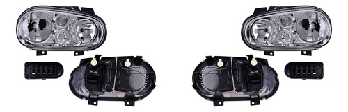 (par) Faros Elec C/base P/halogeno Vw Golf 2002 2003 Depo