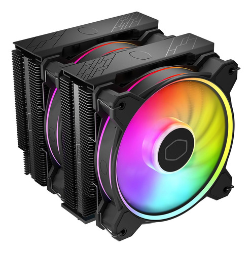 Ventilador Cooler P/ Cpu, Cooler Master Halo 622, Negro