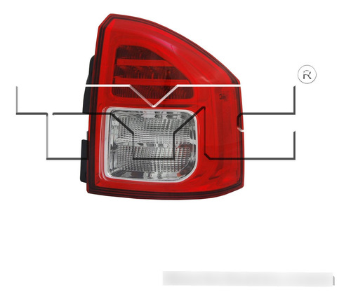 Foco Trasero Derecho De Jeep Compass 2011-2013 Tyc