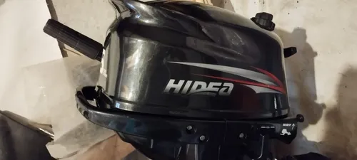 Motor Hidea 5 Hp , 4 Tiempos, Pata Larga, Negro. Poco Uso