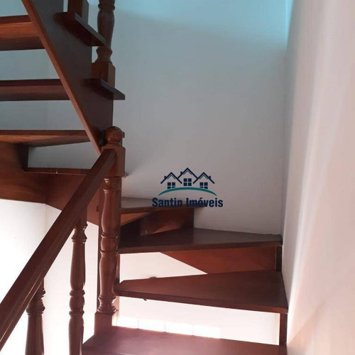 Imagem 20 de 29 de Sobrado Com 3 Quartos ( Sendo Uma Suíte Com Hidro ) 02 Wc, Quintal, 02 Vagas À Venda, 274 M² - Jardim Las Vegas - Santo André/sp - So0379