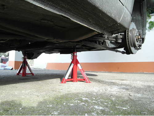 Imagen 3 de 7 de Soporte Gato Auto X 2 Camioneta 2 Tonelada Trípode Caballete