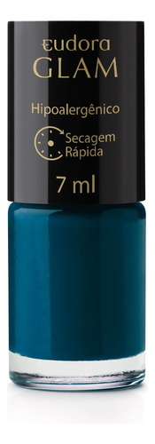 Esmalte Eudora Azul Carbono Glam 7ml