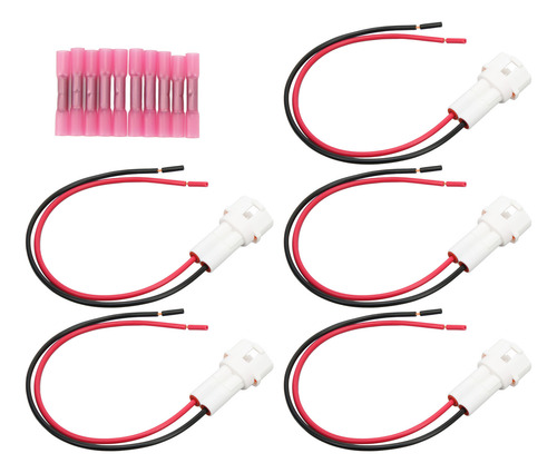 Kit De Conectores De Cable De Alimentación, 5 Piezas, Transm