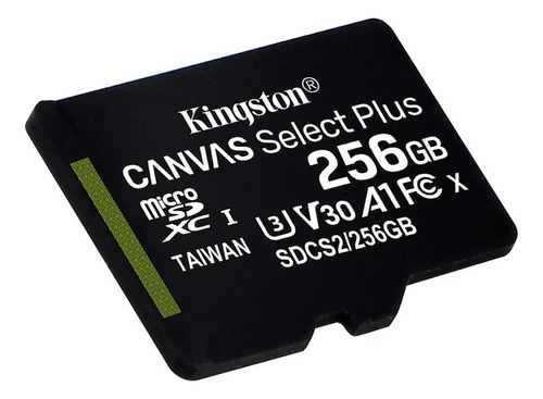 Micro Sd 256gb Kingston Canvas Select Plus | Uhs-i U3 V30 A1
