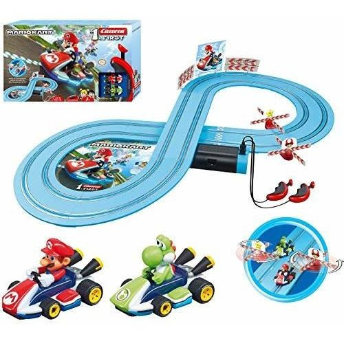 Pista De S De Coches De Slot Kart Primera Mario Con Hil...