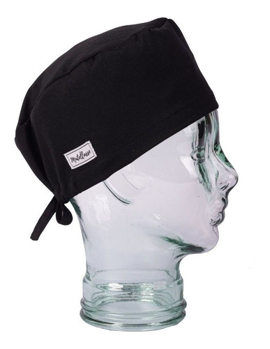 Gorro Cirurgico Bandana Preta Unissex - Lançamento