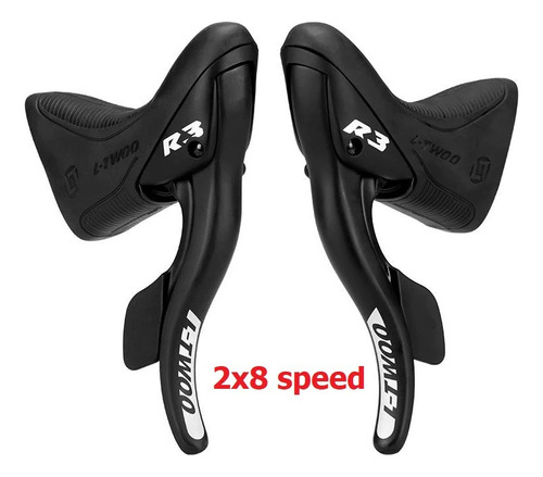 Manillas Ruta 2x8 Ltwoo R3 Cambio Freno Compatible Shimano