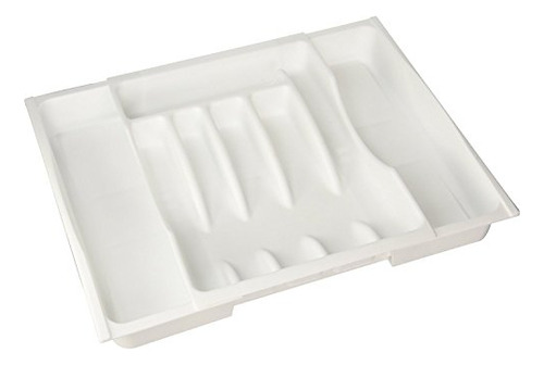 Bandeja Ajustable Para Cubiertos Color Blanco Rubbermaid