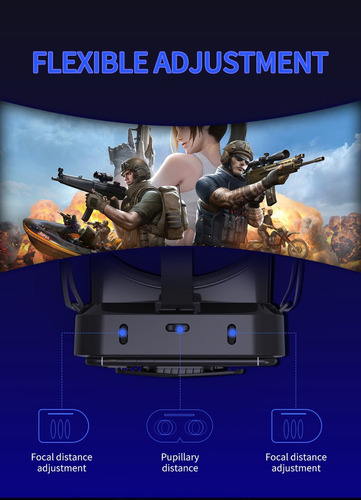 Oculos 3d Virtual Com Controle Filme Video Celular Jogos 799