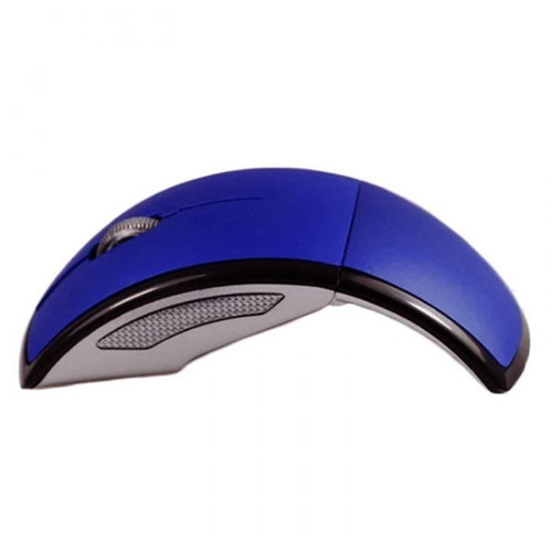 Mouse Inalambrico Plegable Postatil Usb 2.4ghz Color Azul