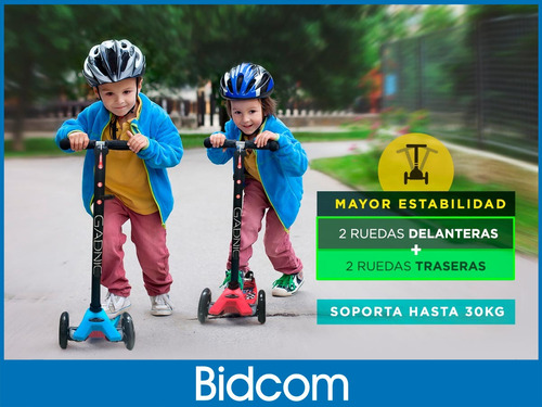 Imagen 6 de 10 de Monopatín Gadnic Con Luces Chicos Niños Infantil Con Freno