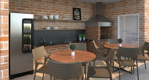 Imagem 7 de 15 de Apartamento, 1 Dorms Com 57.32 M² - Aviacao - Praia Grande - Ref.: Ter72 - Ter72