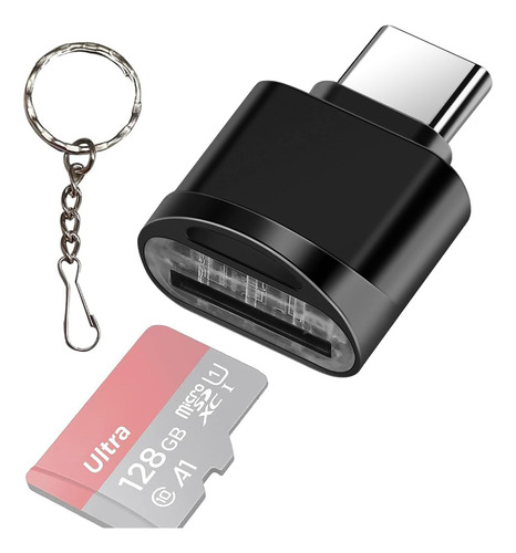 Lector De Tarjetas Micro Sd/tf Tipo C Con Llavero, Leizhan U