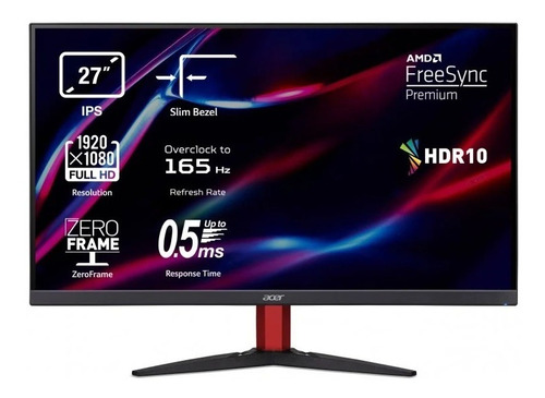 Monitor Ips Gamer Acer Nitro Kg2 Kg272 27 165hz Fhd Freesync