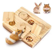 Comprar Juguetes De Madera Interactivos Para Cobayos, 6 En 1, 15 Cm