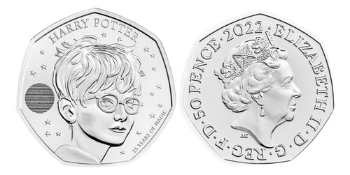 Moneda Harry Potter 25 Años - Colección Completa