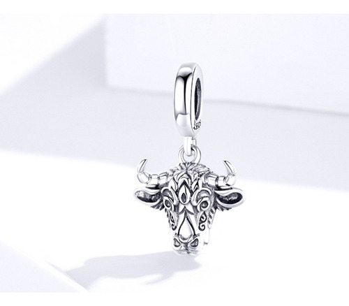 Charm O Dije De Toro. Plata 0.925, Joyería Fina