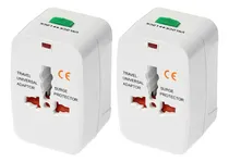 Comprar Adaptadores 2 Unidades  Enchufe Universal Viajes Viajeros