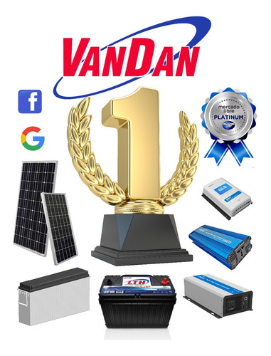Kit Solar 900 Watts, Batería Lth, Completo Listo Para Usar (Usado)
