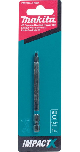 Punta Cuadro Sq3 X 3-1/2 Power Bit Impact X Makita A96861