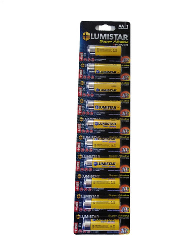 Lumistar Bateria Super Alkaline - Aa Lr6 -10pcs/blister 1.5v