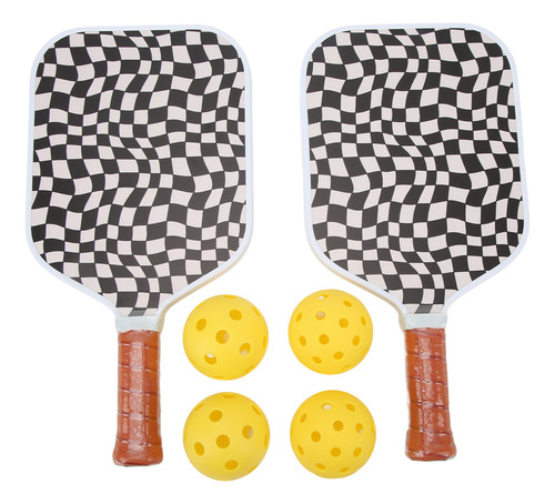 Juego De Raquetas De Pickleball, Palas De Fibra De Vidrio, E